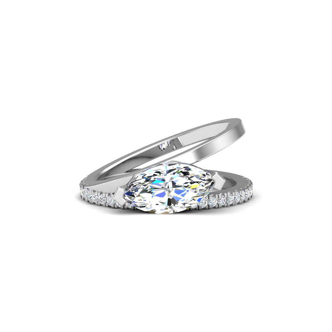 Hattie Split Band Engagement Ring